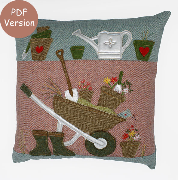Potting Shed Cushion Downloadable Sewing Pattern 