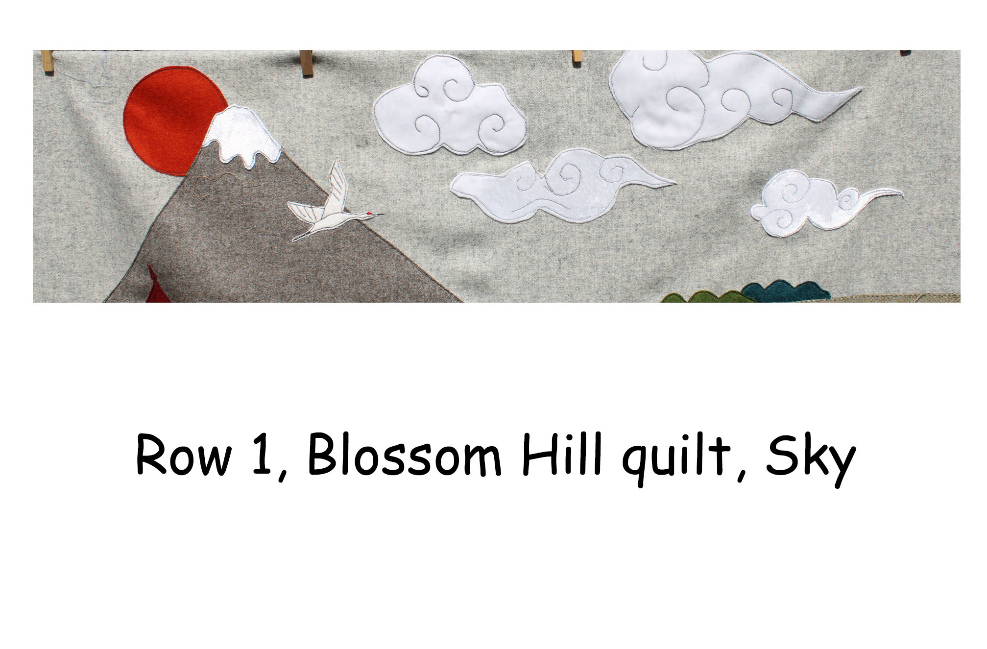 Blossom Hill, Row by Row, Japanese Themed Quilt, Block of the month Quilt. 