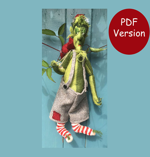 The Christmas Grump Sewing Pattern Downloadable Version 