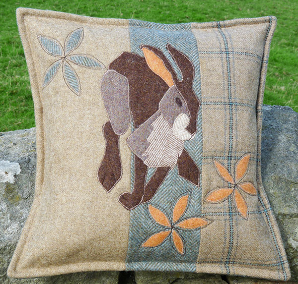Hare Today Cushion Sewing Pattern