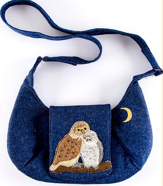 Hazels Bag with Little Owl Applique Sewing Pattern