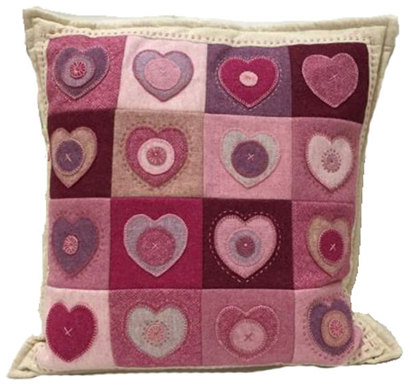Heart of Hearts Cushion Sewing Pattern