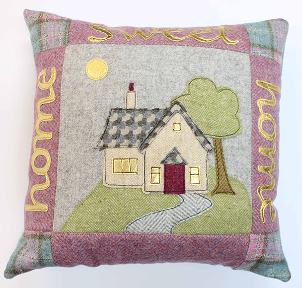 Home Sweet Home Cushion Sewing Pattern 