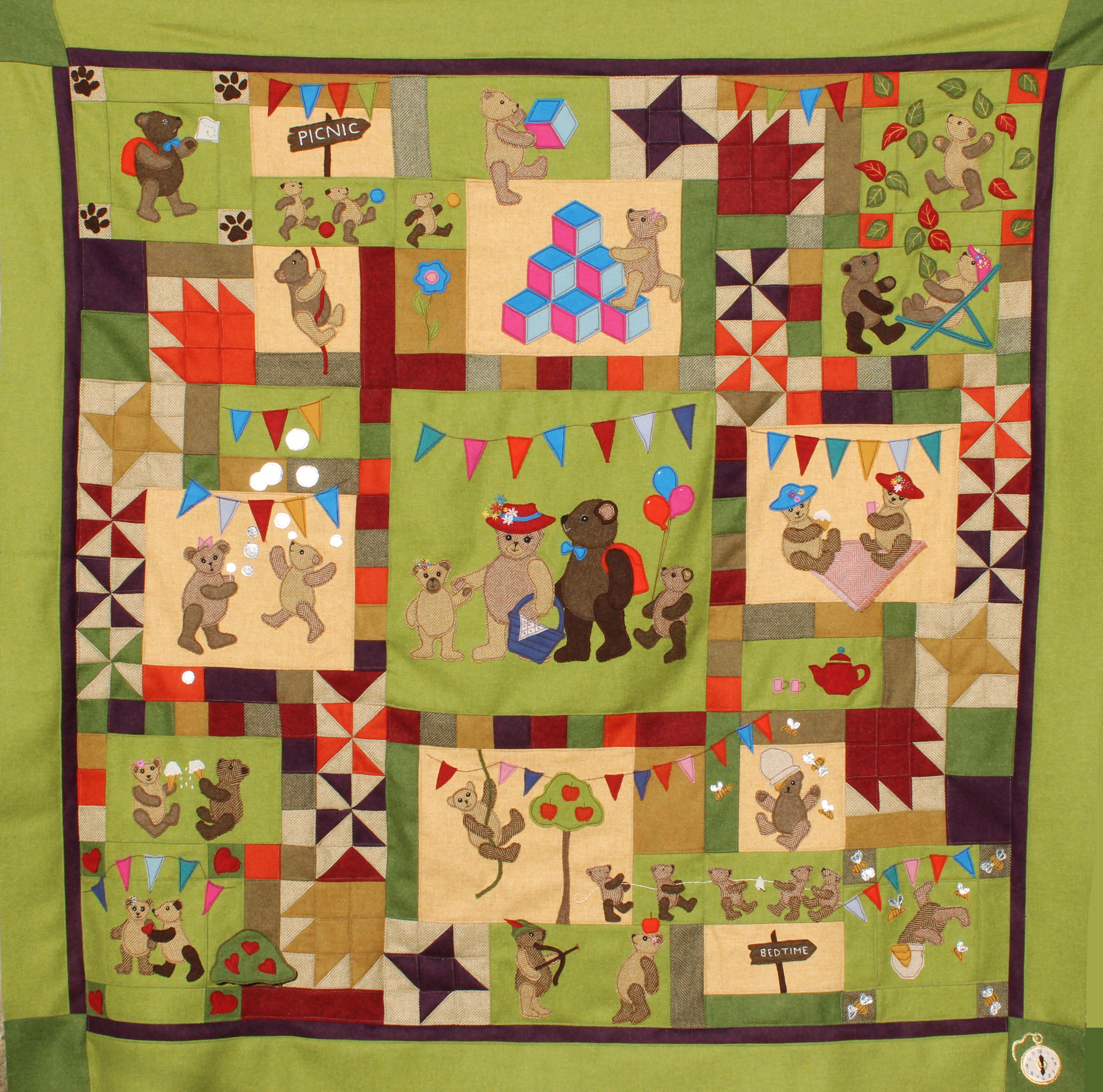 Teddy Bears Picnic Quilt Pattern Book