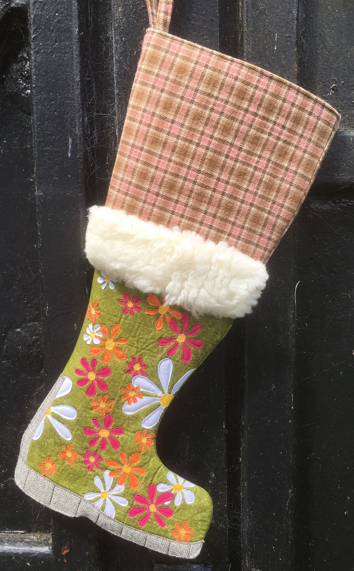Winter Wellie Wonderland, Christmas Stocking Sewing Pattern