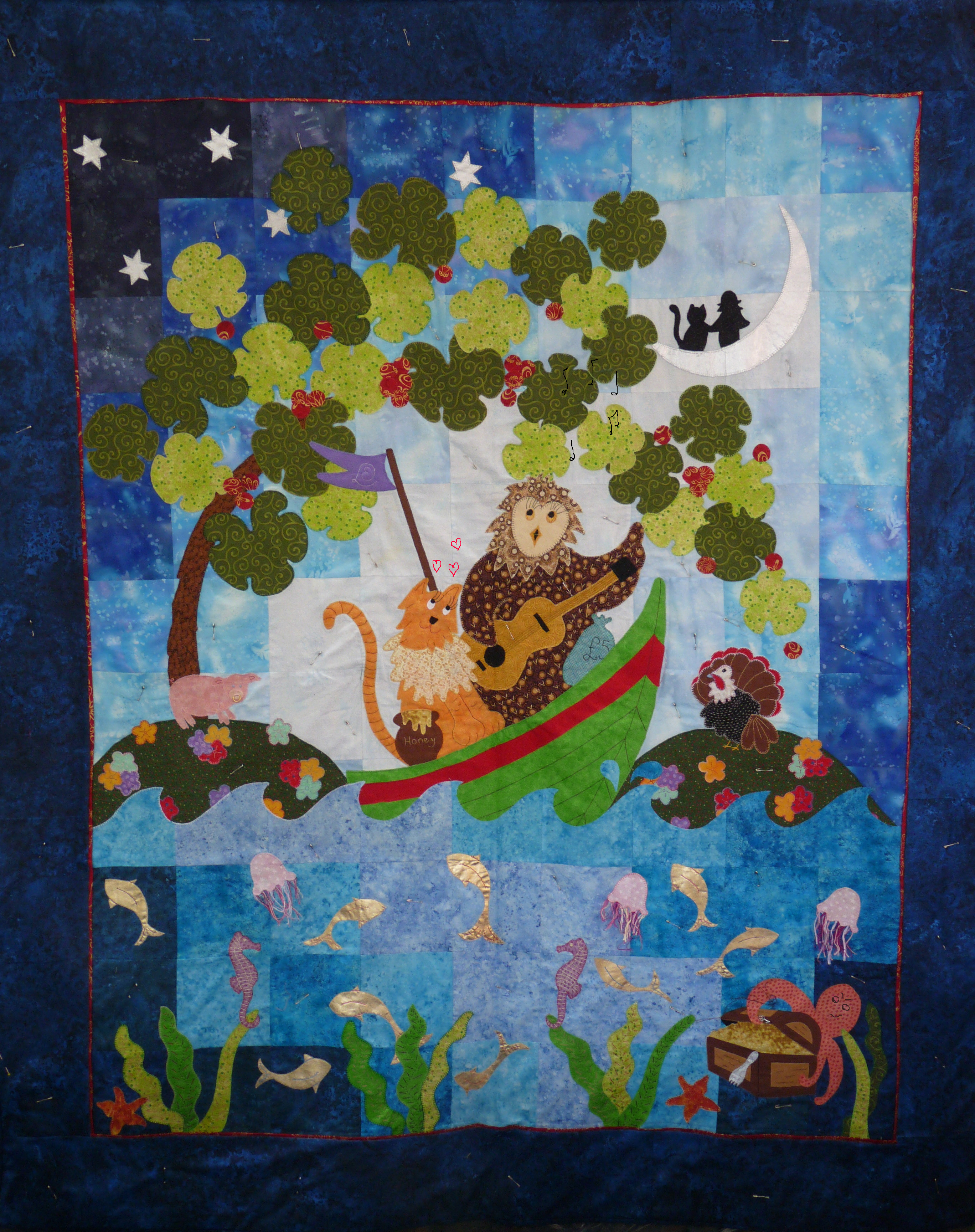 The Owl and the Pussycat block of the month