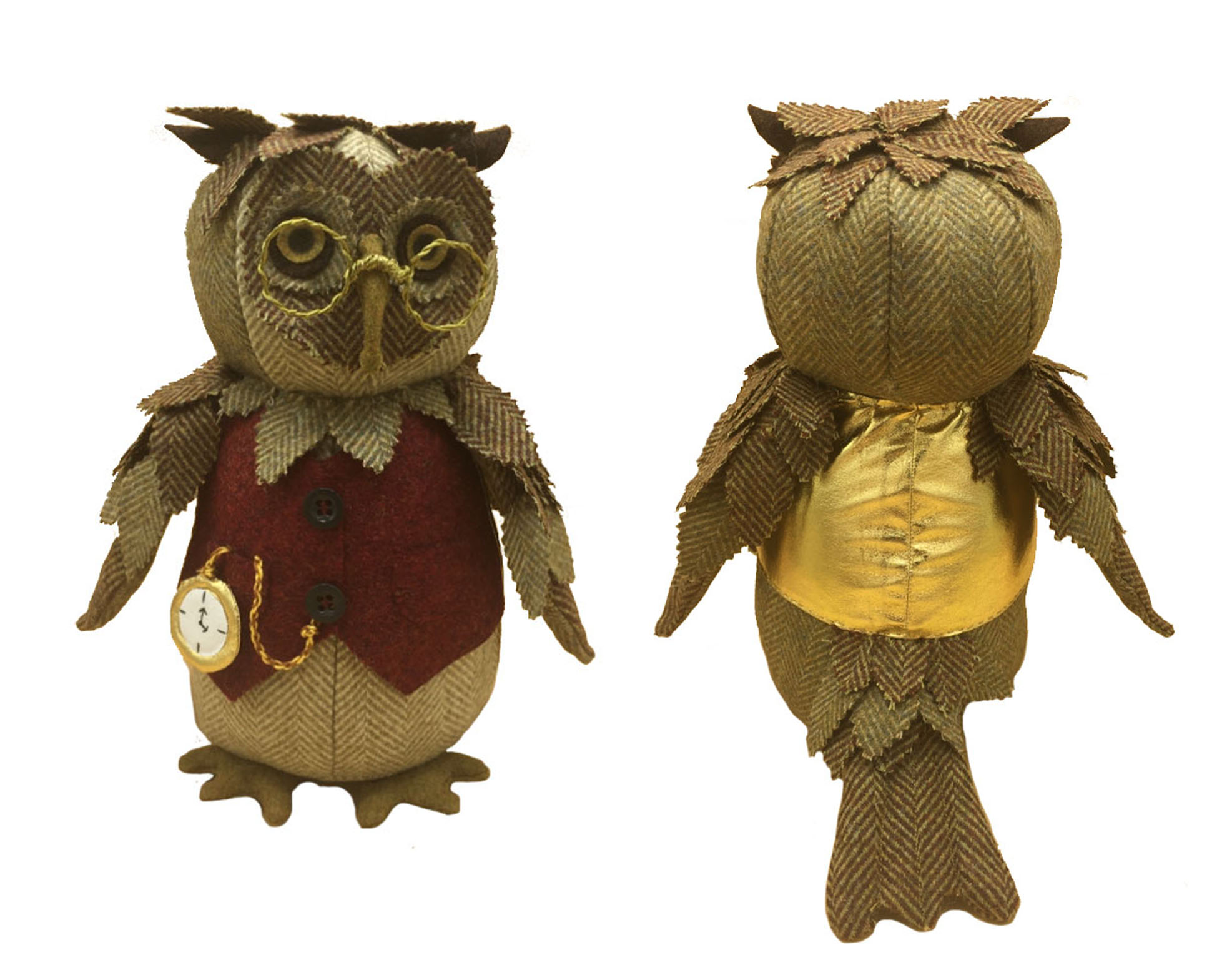 Wise Old Owl Character Doll Patchwork Kit