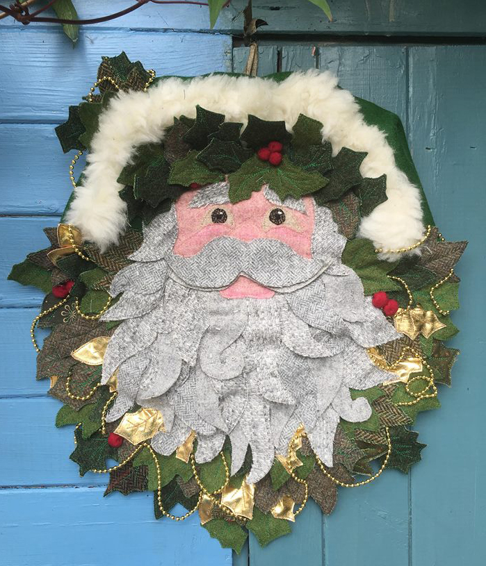 Christmas Present Wreath, Sewing Pattern