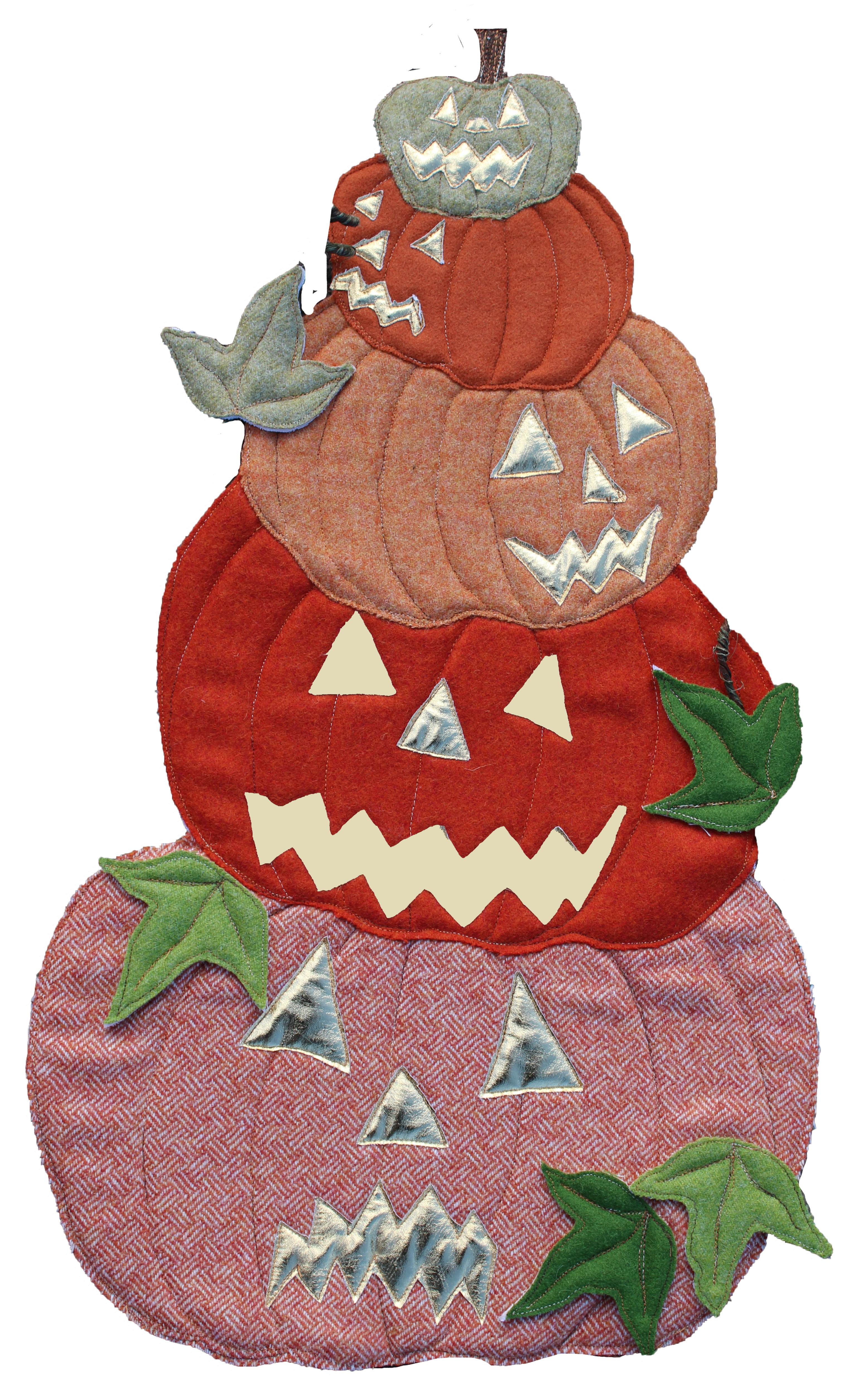 Pile Up, Pumpkin Wall Art Sewing Pattern
