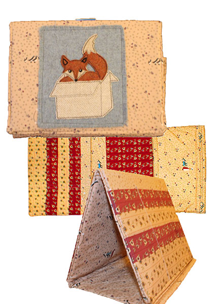 Fox in a Box, Equipment and Tablet Stand Sewing Pattern 