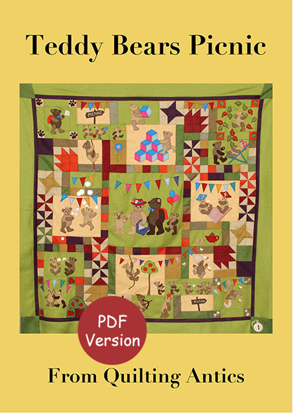 Teddy Bears Picnic Downloadable Quilt Pattern Book
