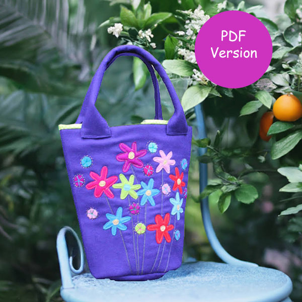 Zingy Bag Sewing Pattern  Downloadable Version