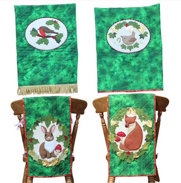 Forest Party, Chair Back Covers, Sewing Pattern