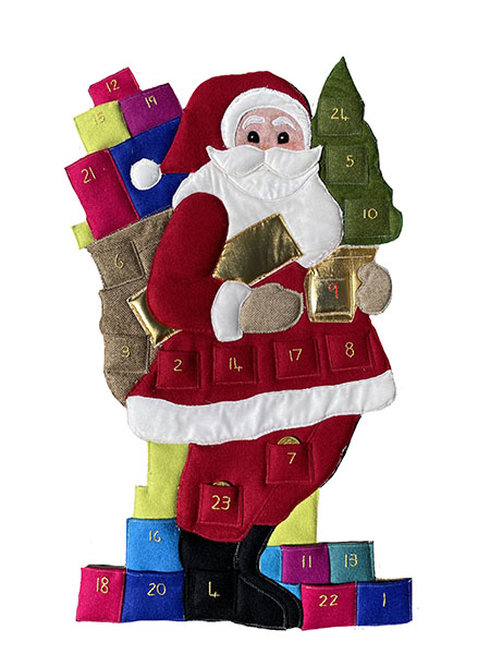 Countdown to Christmas, Advent Calendar Sewing Pattern