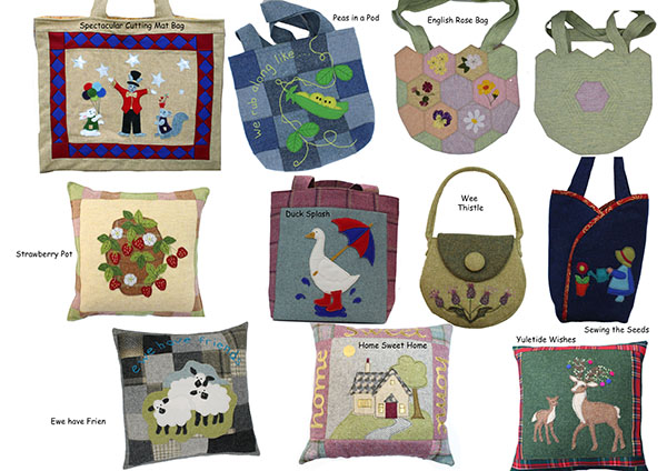 Best Bags and Cushions 2022 Ten Project Craft Pattern Booklet