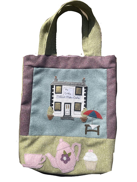 Ye Olde Naked Man Cafe Tote Bag Sewing Pattern.