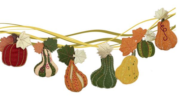 Oh My Gourd Bunting Sewing Pattern 