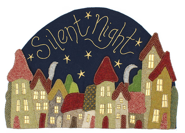 Silent Night, Wall Hanging Sewing Pattern