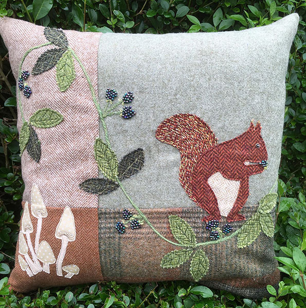 The Saint, Squirrel Cushion Sewing Pattern
