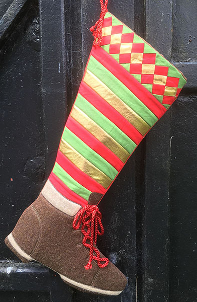 Christmas Crag Rat, Christmas Stocking Sewing Pattern