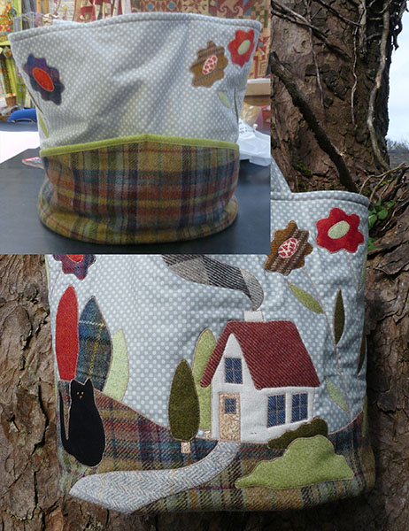 Home Tweed Home Bag Sewing Pattern.