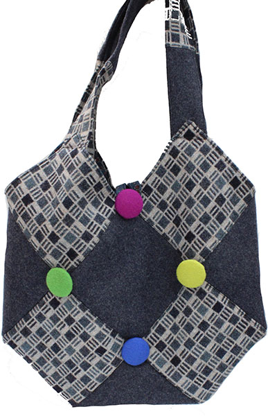 Button moon Patchwork Bag Sewing Pattern