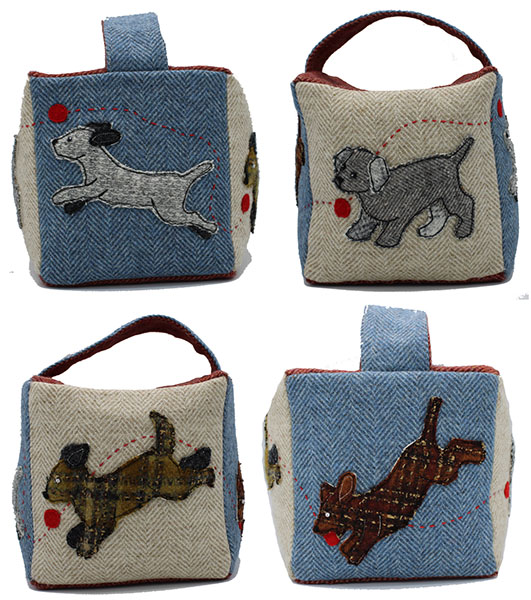 Chasing Cats and Dogs Doorstop Sewing and Applique pattern.