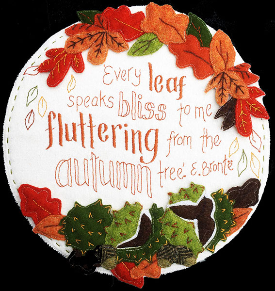 Fluttering Leaves Wall Hanging Sewing Pattern