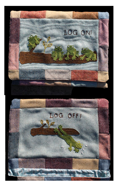 Log On, Log Off, Carry Case Sewing Pattern