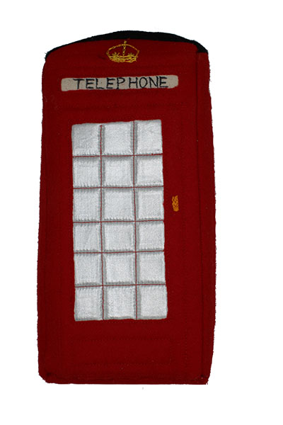 At the Sound of the Pips Telephone Box Sewing Pattern