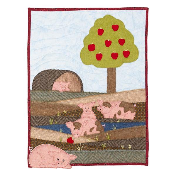 Piggin'...Wall Hanging Sewing Pattern