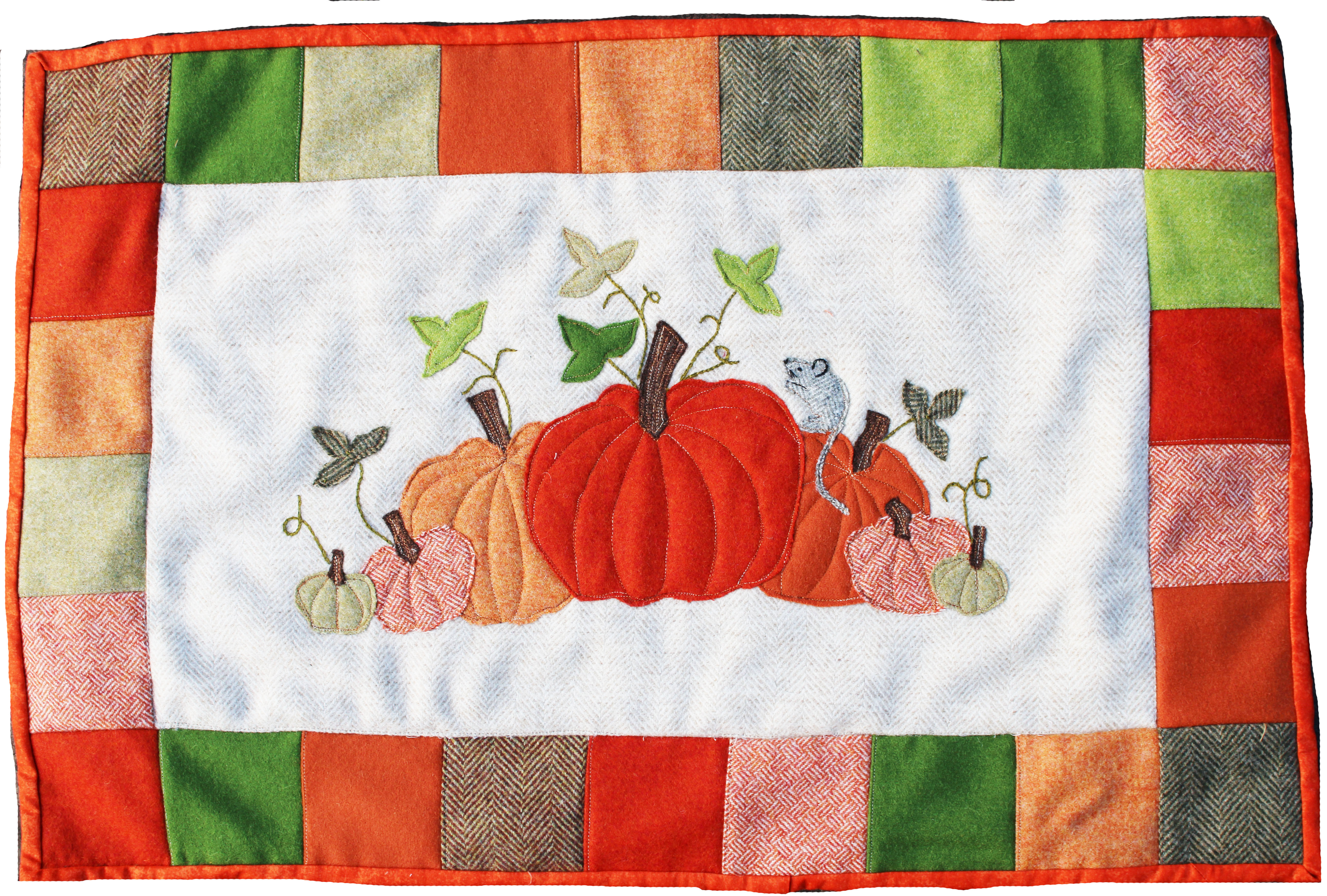 Squash! Runner or wall hanging sewing pattern 