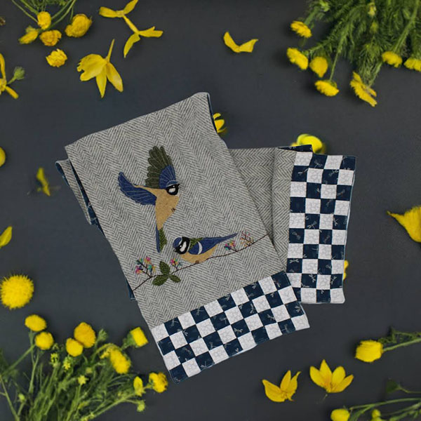 Blue Tit Scarf Sewing Pattern 