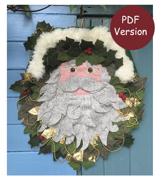 Christmas Present Wreath, Downloadable Sewing Pattern