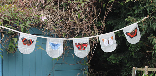 Flutterby Butterfly Bunting Sewing Pattern