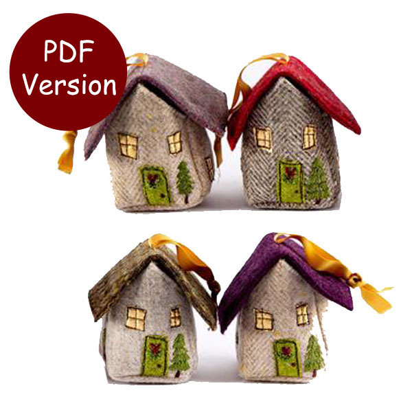 Dinky Little Houses Downloadable Sewing Pattern