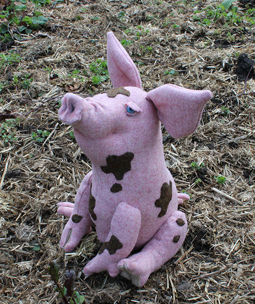Flop Bott Pig Character Doll Sewing Pattern