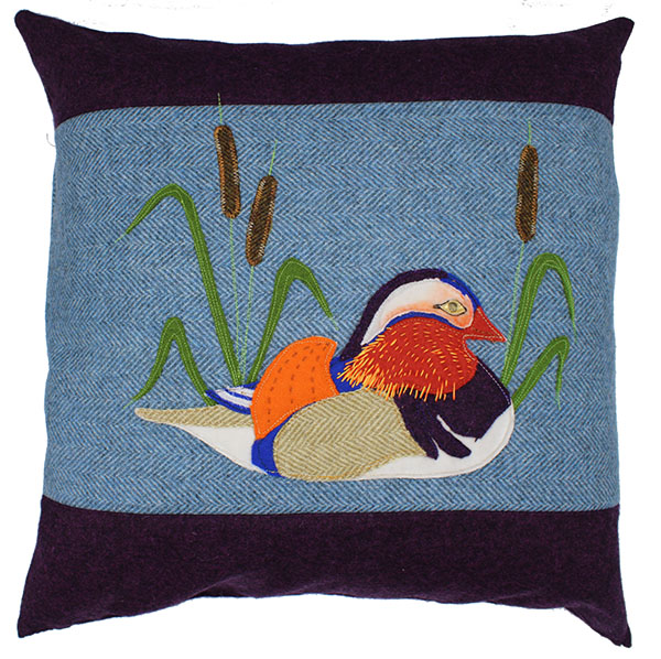 Mandarin Duck Cushion Sewing Pattern